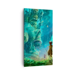 Bild auf Leinwand - Leinwandbild - Aus dem großen Märchenbuch - 55x100 cm