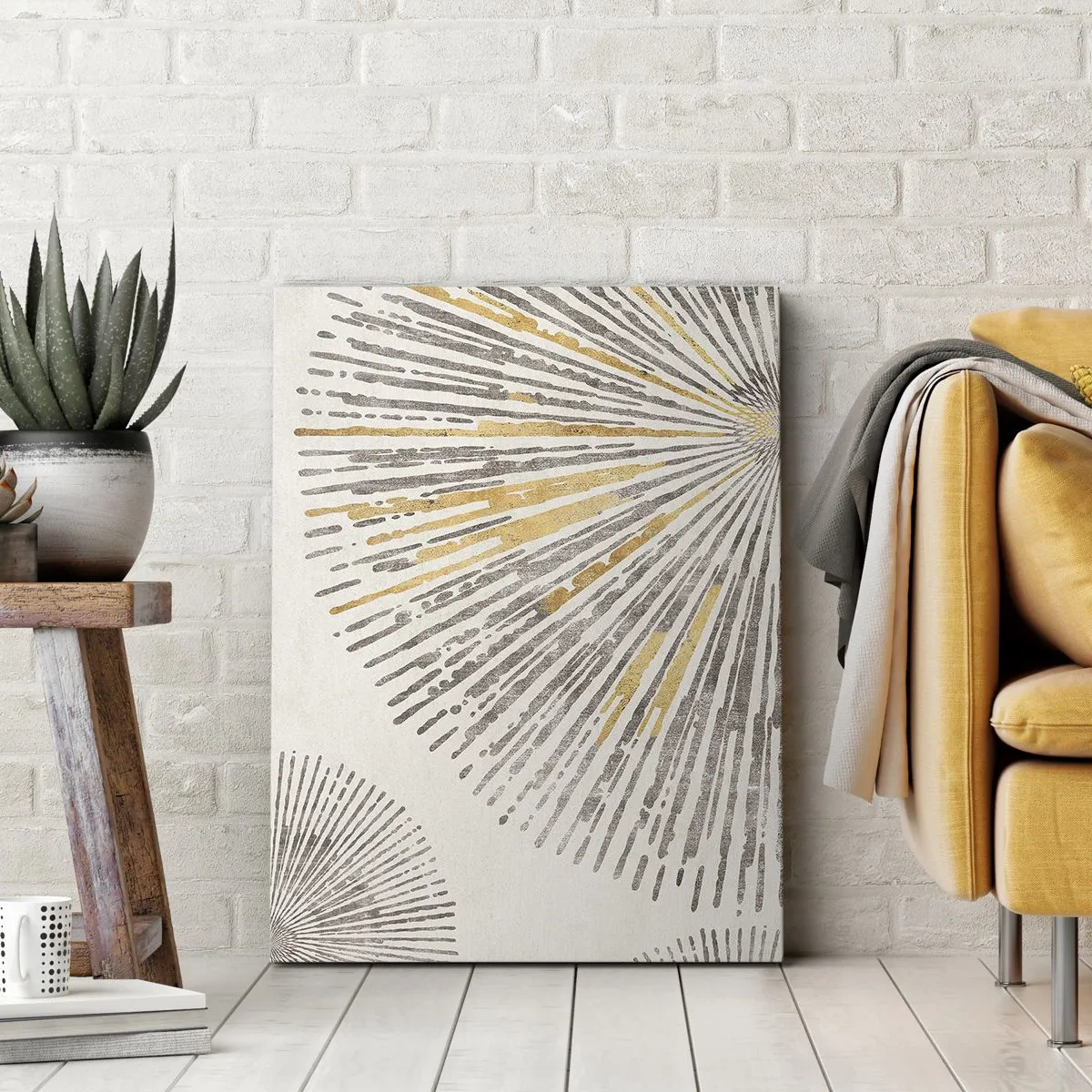 Bild auf Leinwand - Leinwandbild - Schönheit des Strahls - 65x120 cm