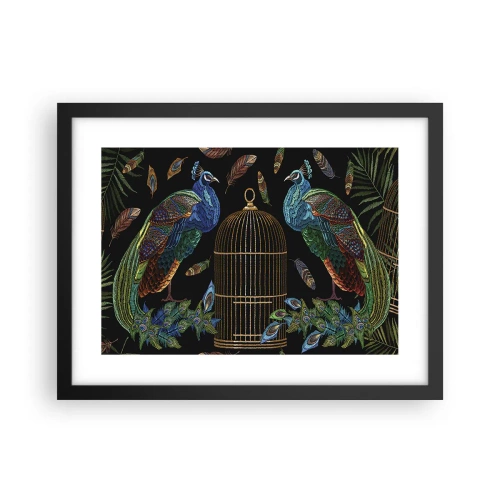 Poster in einem schwarzem Rahmen - In königlichen Gewändern - 40x30 cm