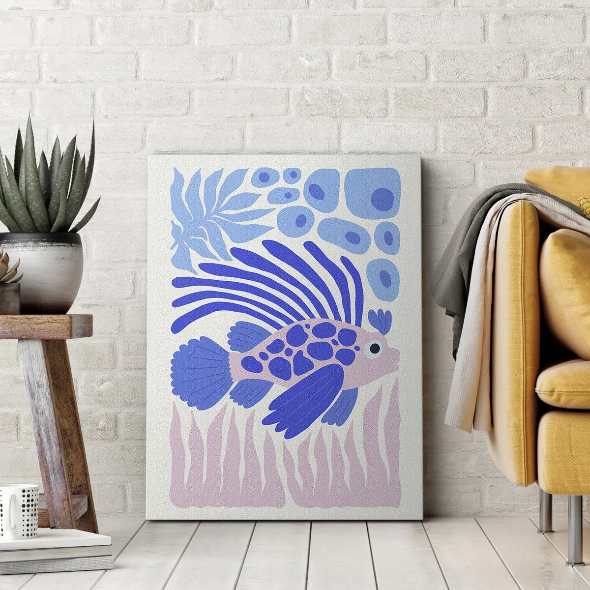 Bild auf Leinwand - Leinwandbild - In seinem Fahrwasser - 45x80 cm