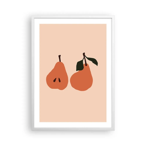 Poster in einem weißen Rahmen - Pure Süße - 50x70 cm