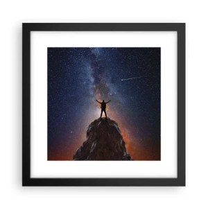 Poster in einem schwarzem Rahmen - Die Macht ist mit mir! - 30x30 cm