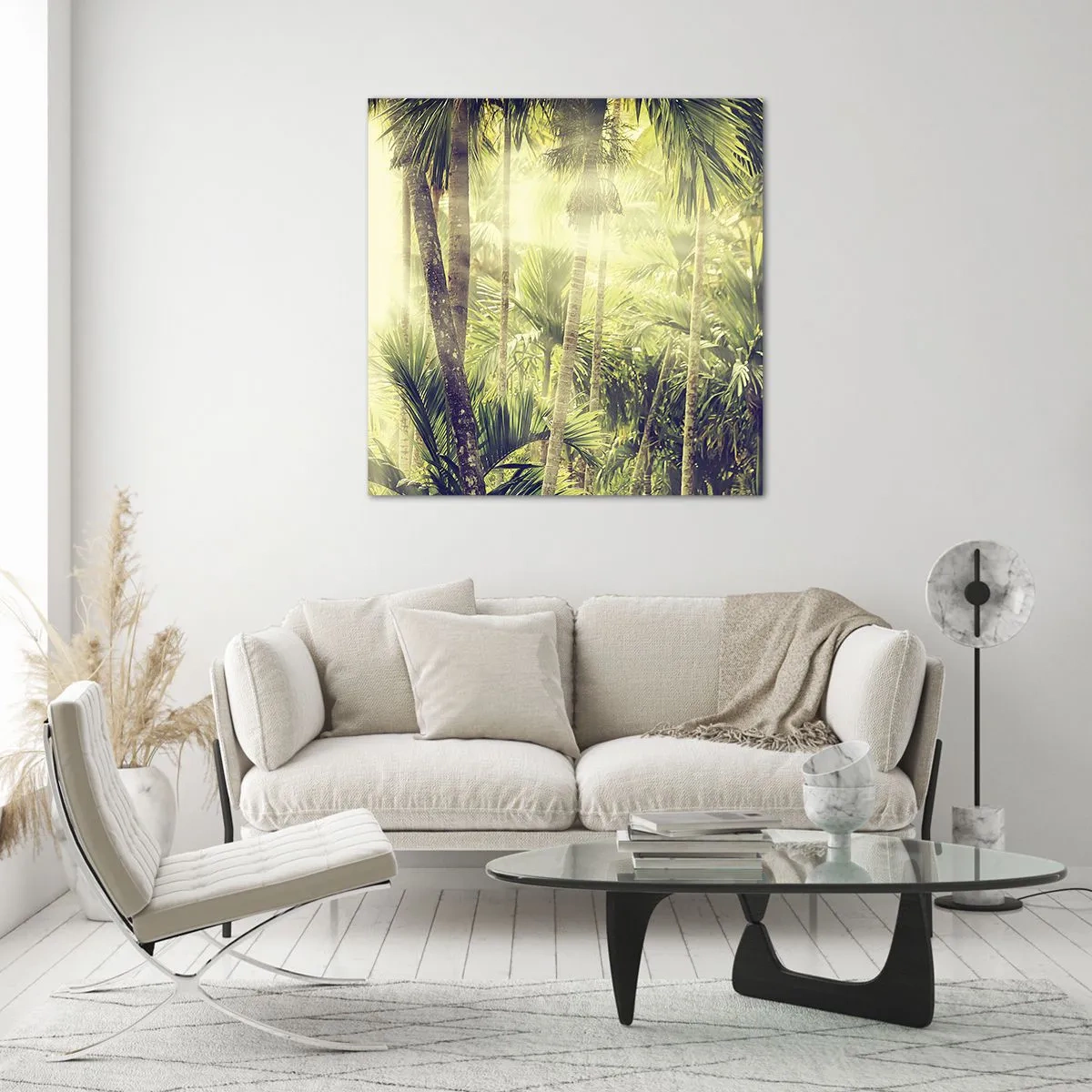 Glasbild - Bild auf glas - In grüner Hitze - 60x60 cm