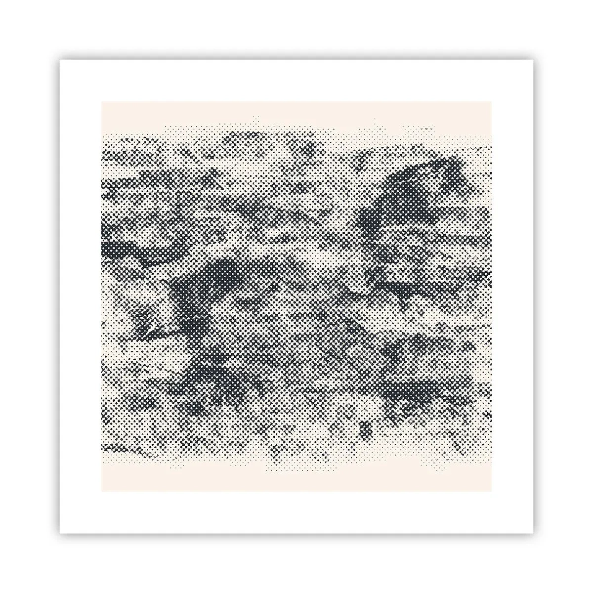 Poster - Nebelige Komposition - 40x40 cm