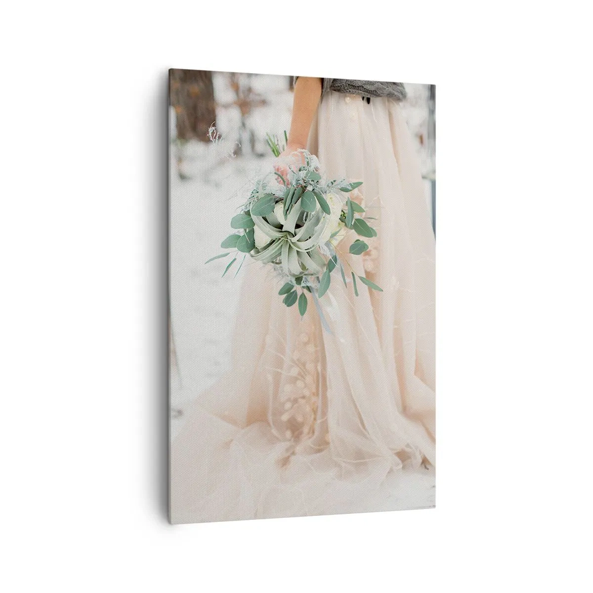 Bild auf Leinwand - Leinwandbild - Und sie lebten glücklich bis ans Ende - 80x120 cm