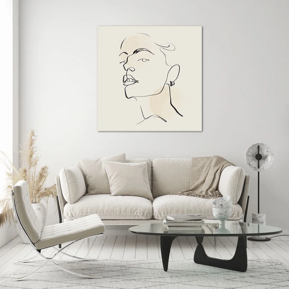 Glasbild - Bild auf glas - Ein stolzer Blick - 30x30 cm