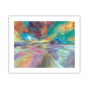 Poster - Zwei Himmel - 50x40 cm
