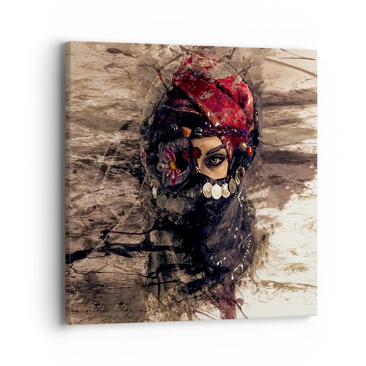 Bild auf Leinwand - Leinwandbild - Gelinde gesagt besorgniserregend - 40x40 cm