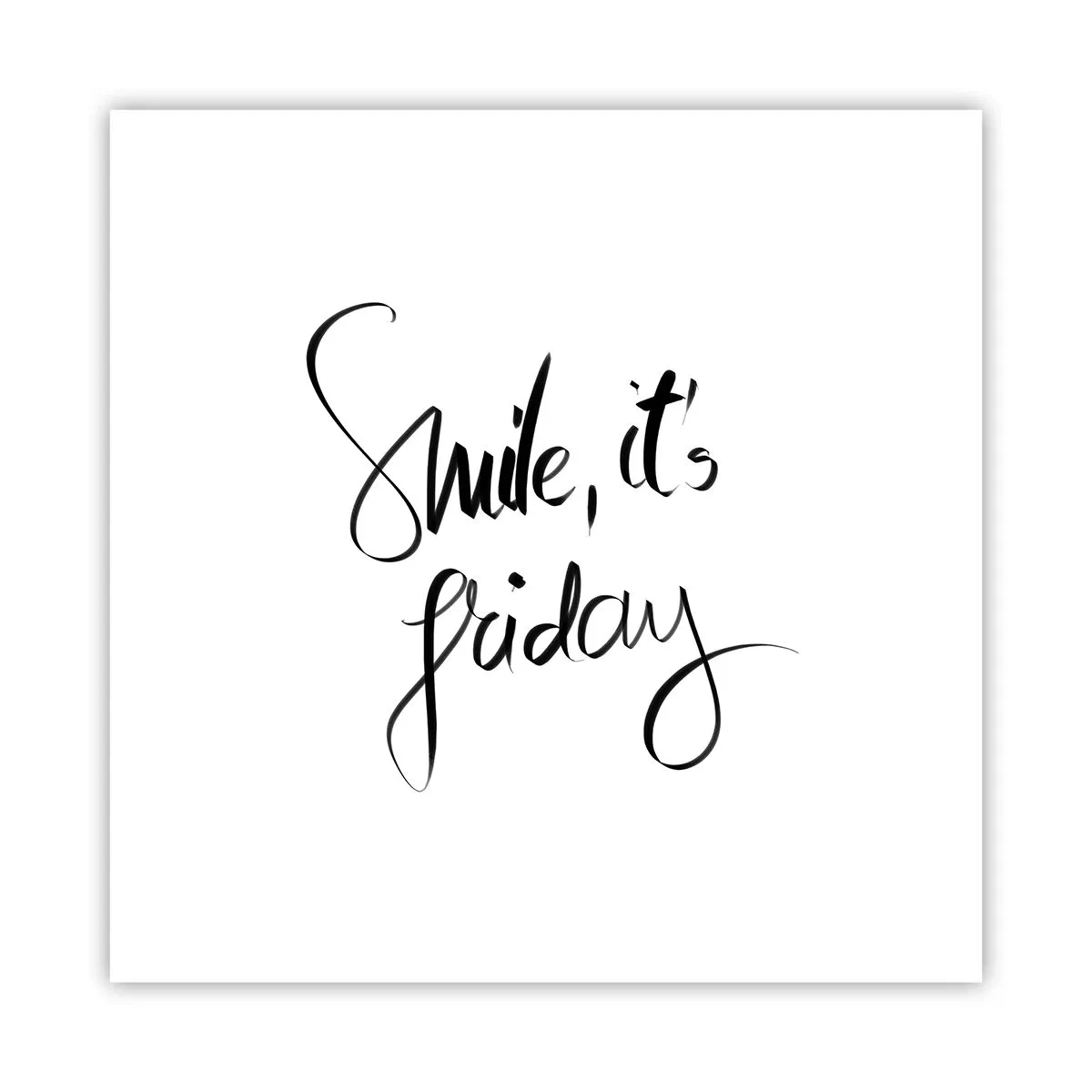 Poster - Echte Freude - 30x30 cm