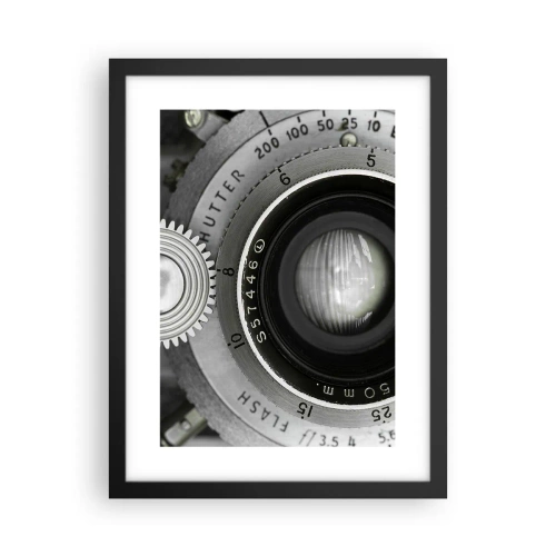 Poster in einem schwarzem Rahmen - Eine Story über Hollywood - 30x40 cm