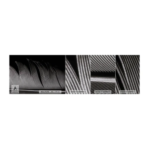 Fototapeten Muster Premium Canvas - Stift – ein wunderbares Design - Stift, Minimalismus, Leichtigkeit - 100x30 cm
