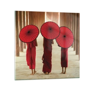 Glasbild - Bild auf glas - Auf dem Weg ins Reine Land - 30x30 cm