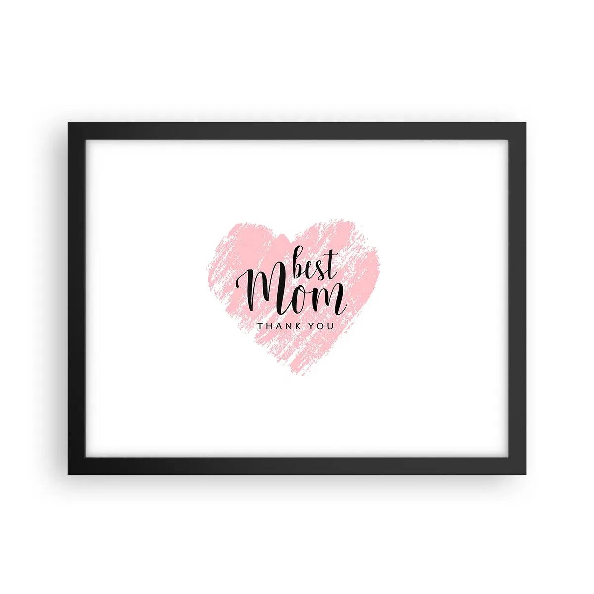 Poster in einem schwarzem Rahmen - Immer der richtige Moment - 40x30 cm