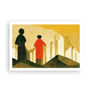 Poster - Es ist noch ein langer Weg - 91x61 cm