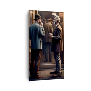 Bild auf Leinwand - Leinwandbild - Gute Zeit des Tages - 55x100 cm