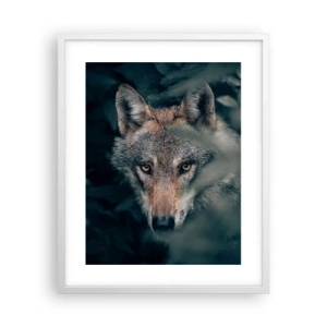 Poster in einem weißen Rahmen - Jäger - 40x50 cm