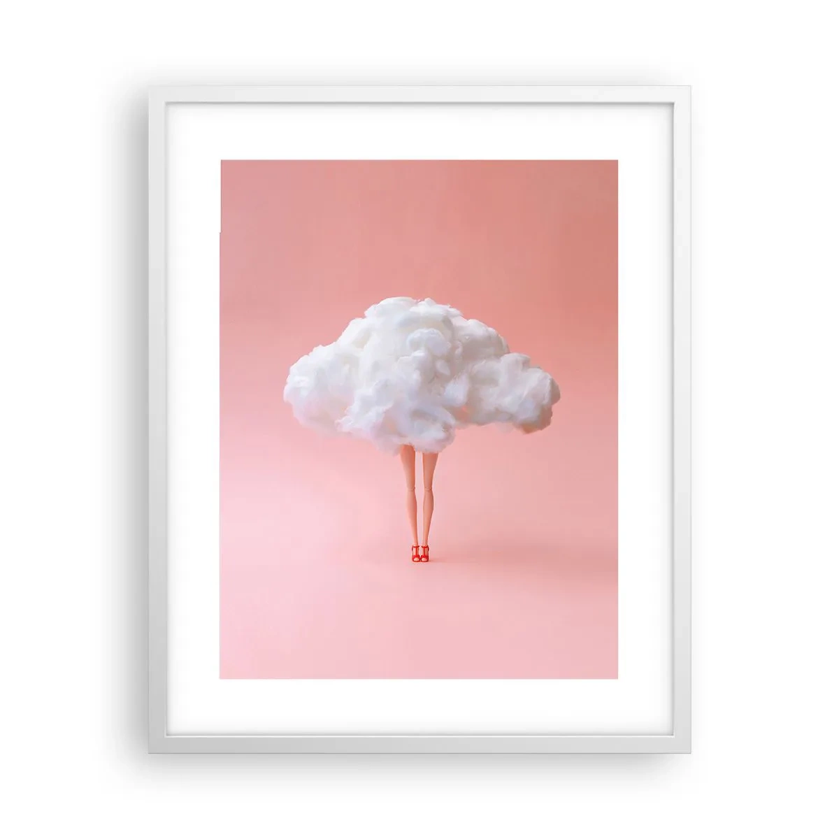 Poster in einem weißen Rahmen - Süßes Versprechen - 40x50 cm