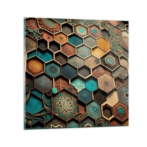 Glasbild - Bild auf glas - Arabische Ornamente – Variation - 30x30 cm