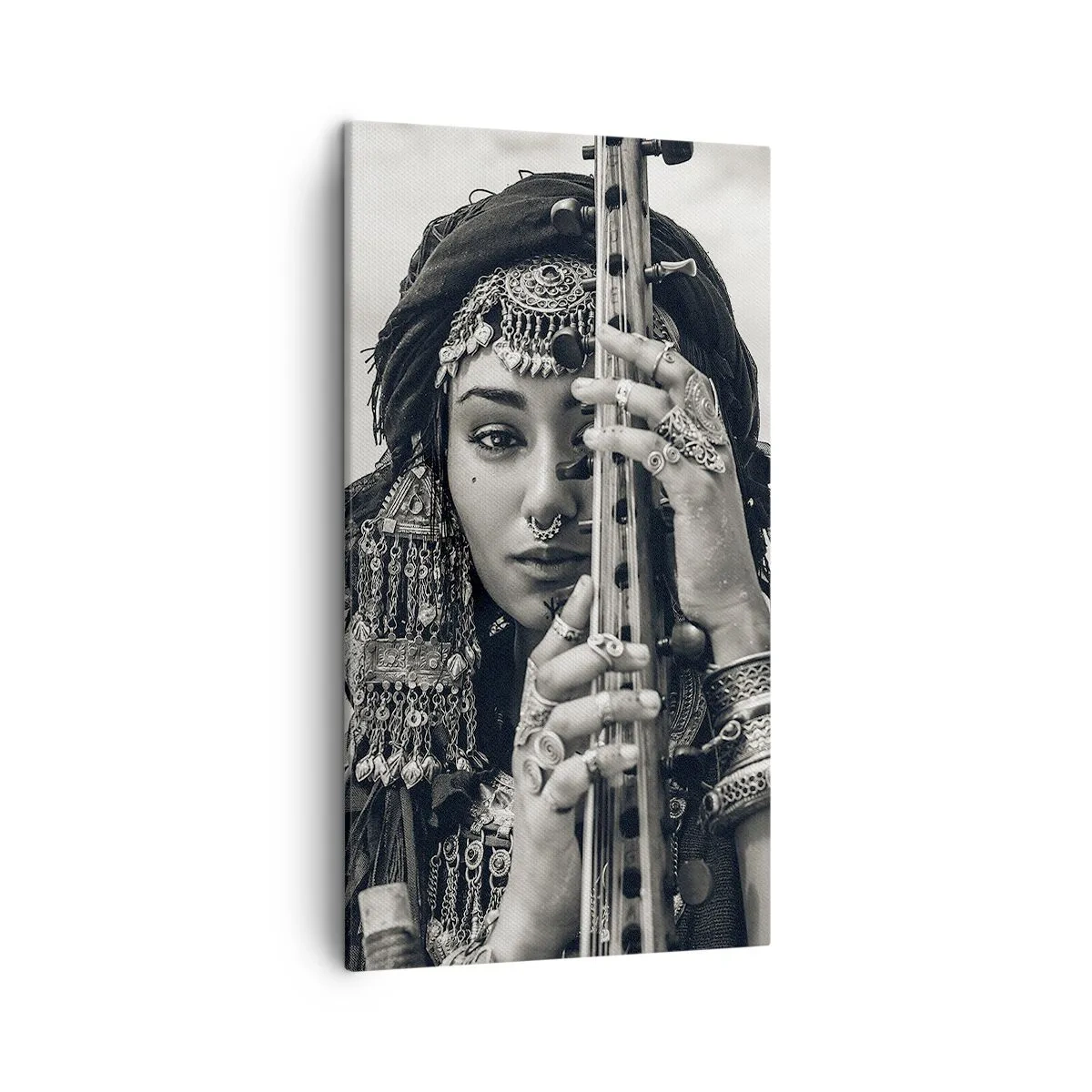 Bild auf Leinwand - Leinwandbild - Die Musik des Orients selbst - 45x80 cm