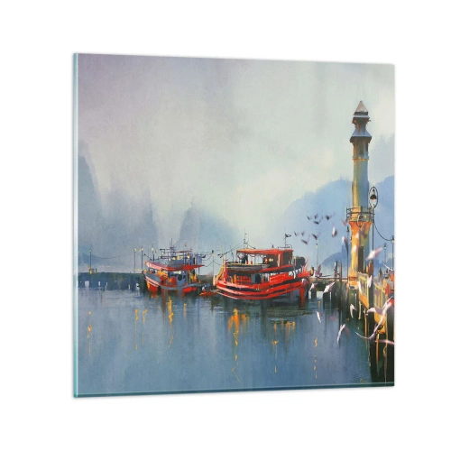 Glasbild - Bild auf glas - Am Ende der Welt - 70x70 cm