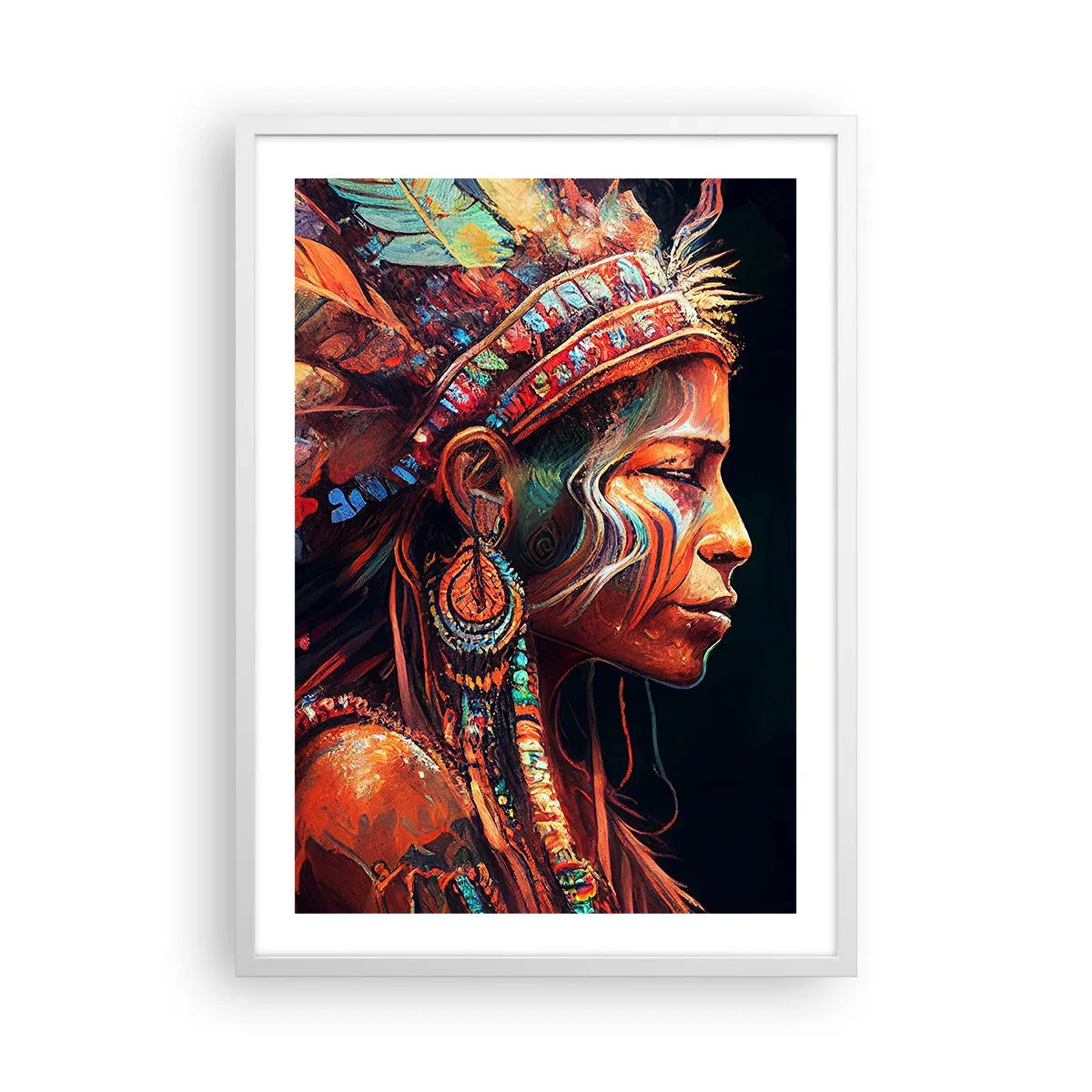 Poster in einem weißen Rahmen - Magisches Ritual - 50x70 cm