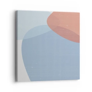 Bild auf Leinwand - Leinwandbild - Pastellbeziehungen - 30x30 cm