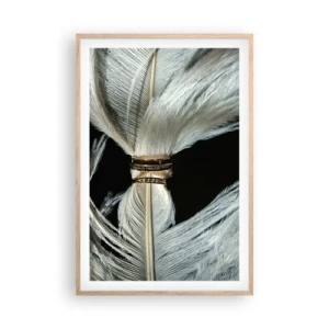 Poster in einem Rahmen aus heller Eiche - ... und ich werde dich nicht verlassen ... - 61x91 cm