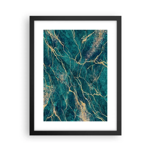 Poster in einem schwarzem Rahmen - Goldmine - 30x40 cm