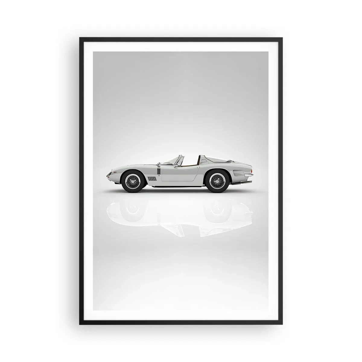 Poster in einem schwarzem Rahmen - Spaß versprochen - 70x100 cm