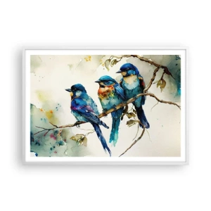 Poster in einem weißen Rahmen - War er beleidigt? - 100x70 cm