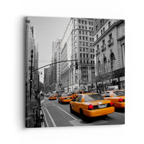 Bild auf Leinwand - Leinwandbild - Sonnen der Großstadt - 30x30 cm