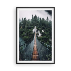 Poster in einem schwarzem Rahmen - Nur für Überflieger - 61x91 cm