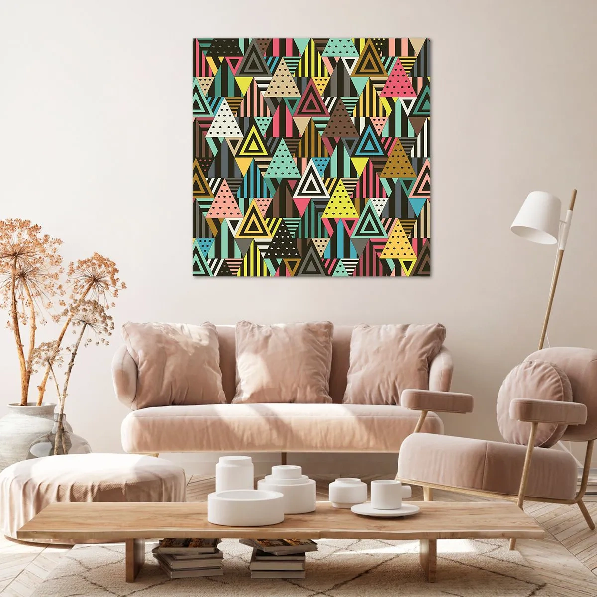 Bild auf Leinwand - Leinwandbild - Im Rhythmus auf drei - 30x30 cm