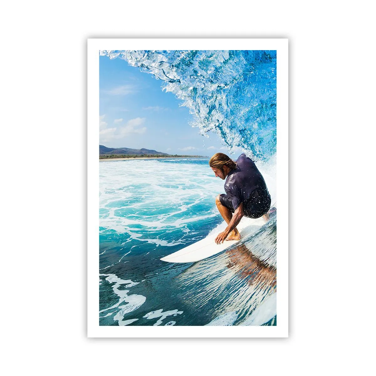 Poster - Tanzen mit den Wellen - 61x91 cm
