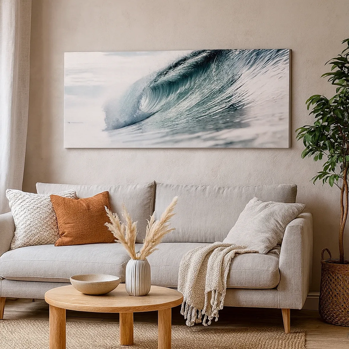 Bild auf Leinwand - Leinwandbild - Wasserspitze - 30x30 cm