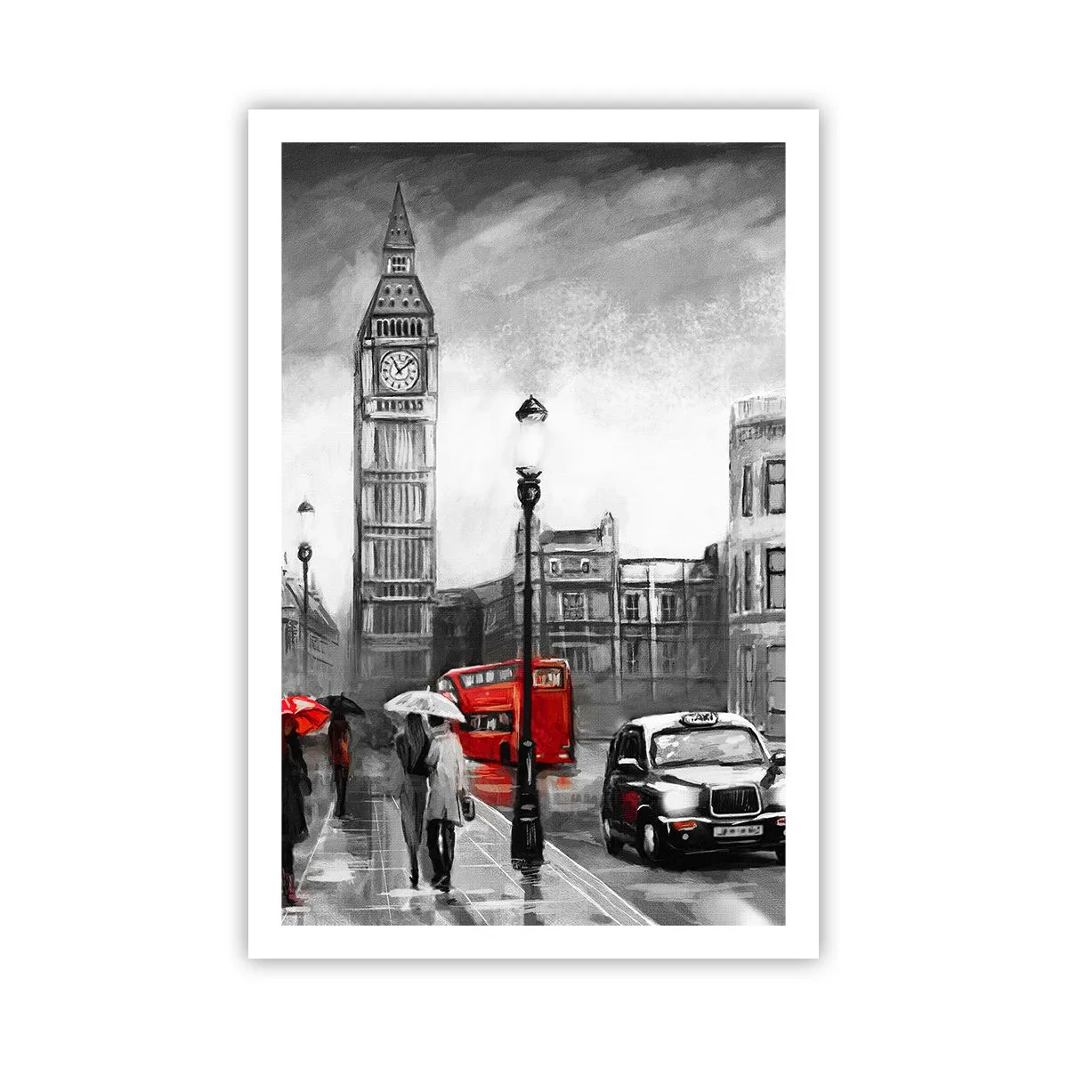 Poster - Gar keine graue Stadt - 61x91 cm