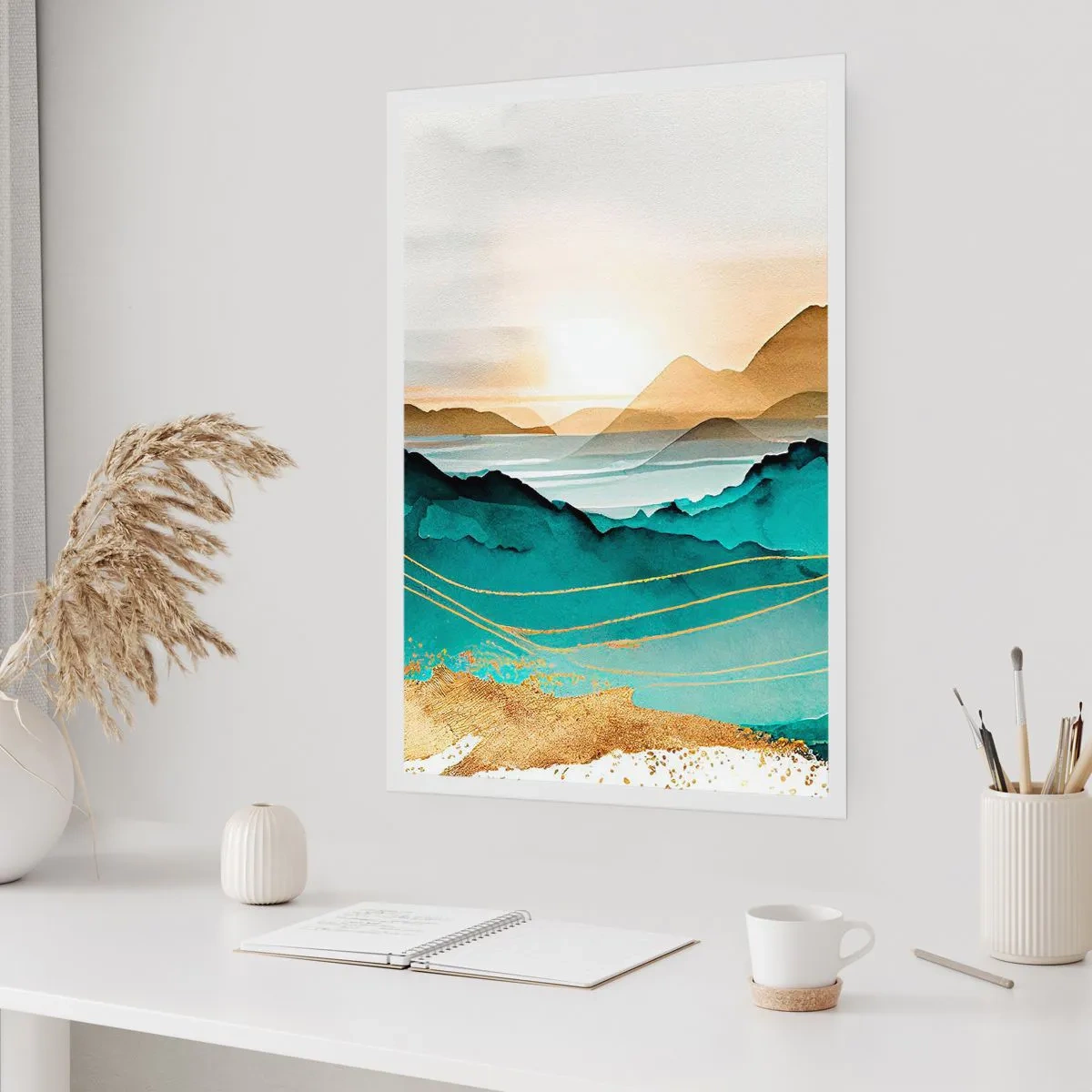 Poster - Am Rande der Abstraktion – Landschaft - 70x100 cm