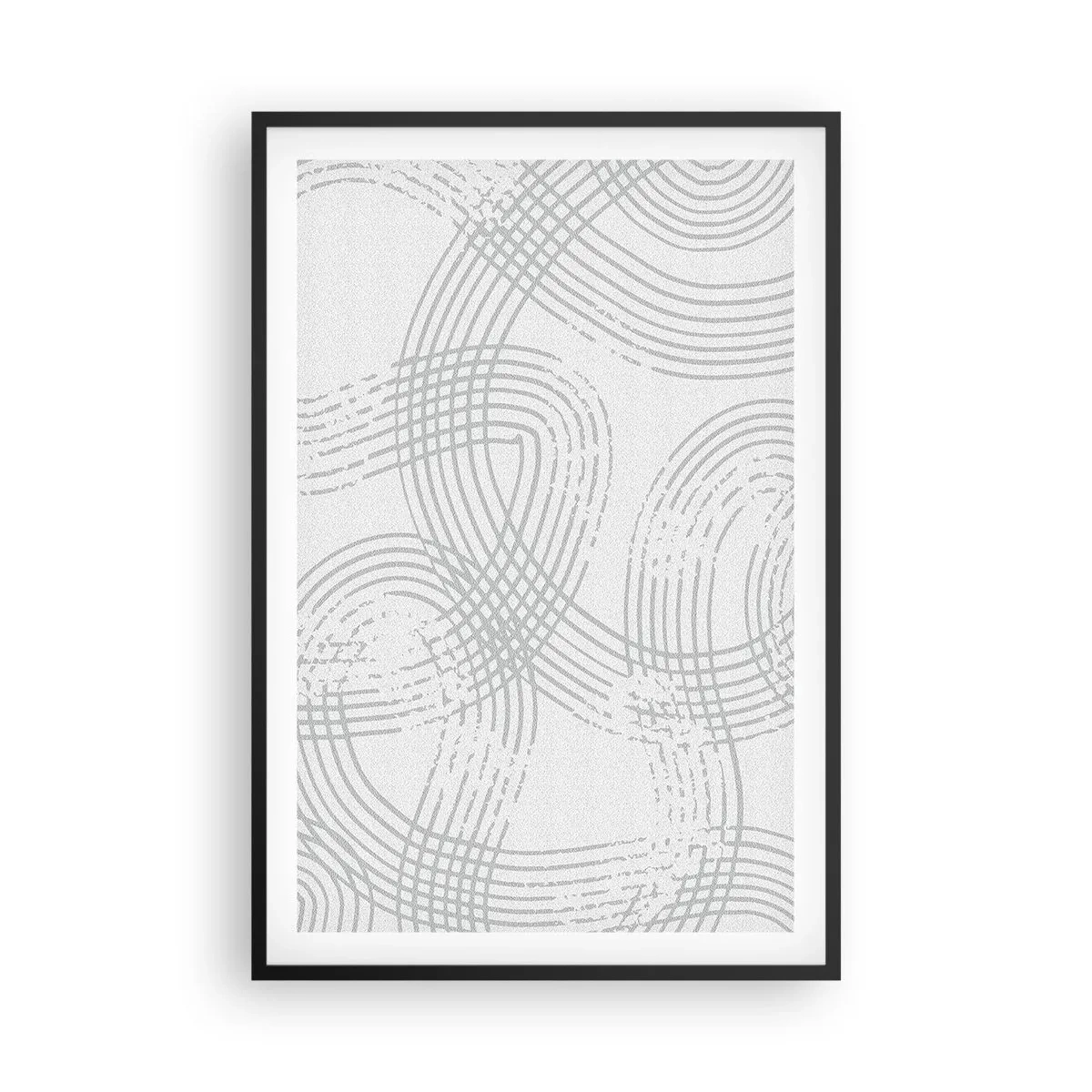 Poster in einem schwarzem Rahmen - Es gibt keinen einfachen Weg - 61x91 cm