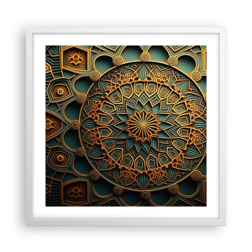Poster in einem weißen Rahmen - In arabischer Atmosphäre - 50x50 cm