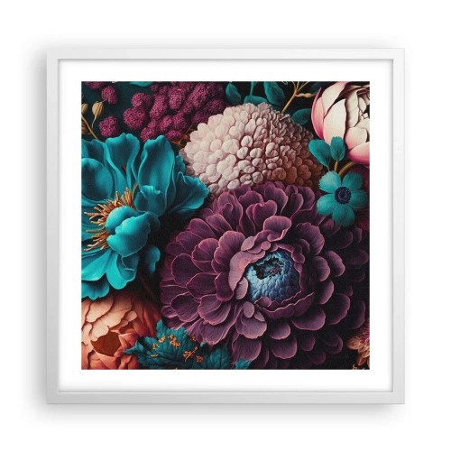 Poster in einem weißen Rahmen - Natur in Hülle und Fülle - 50x50 cm