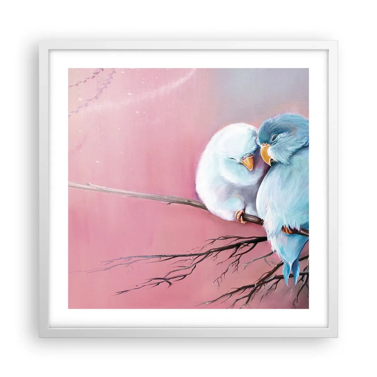 Poster in einem weißen Rahmen - Was kann ich hier hinzufügen? ... - 50x50 cm