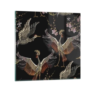 Glasbild - Bild auf glas - Märchenvogel - 30x30 cm