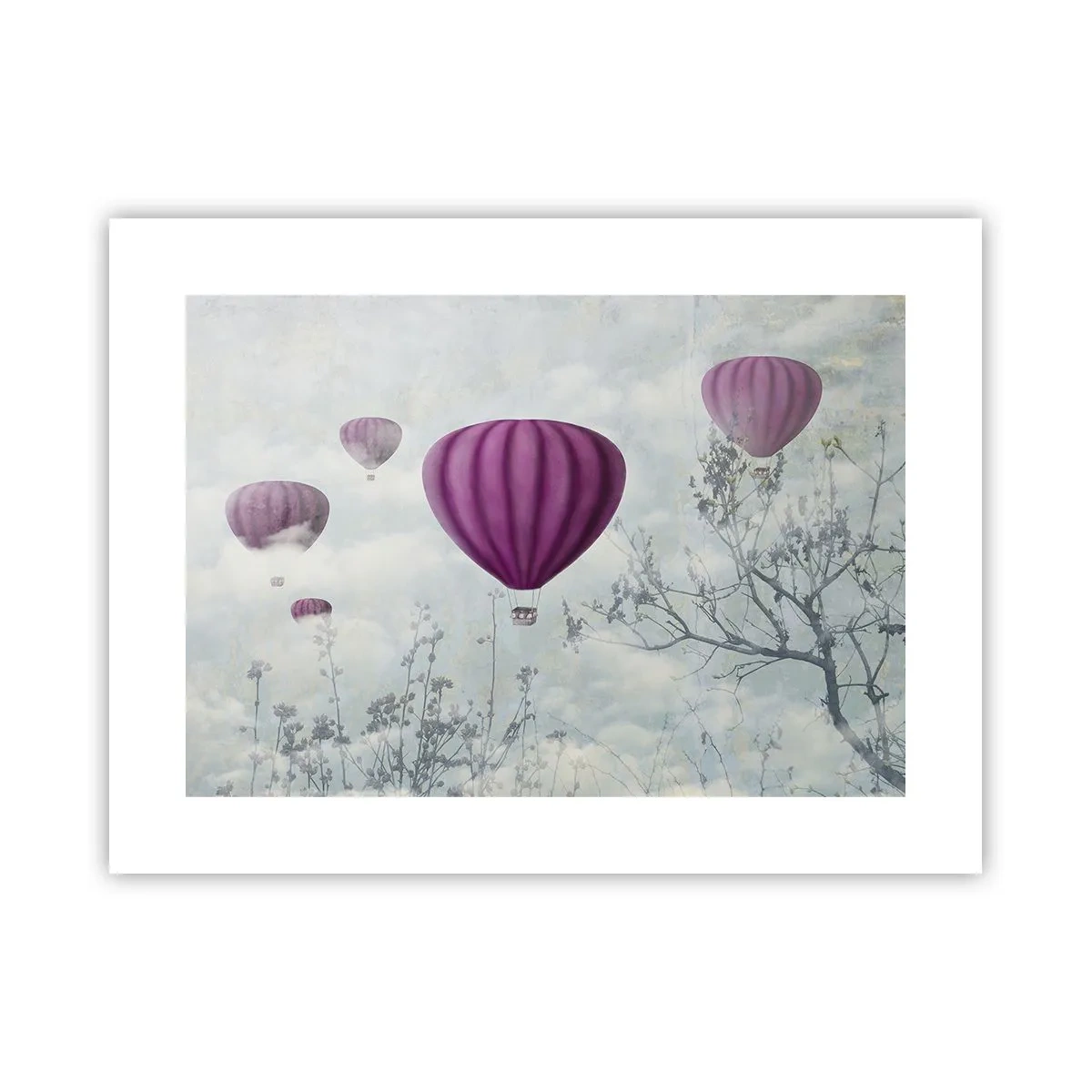 Poster - Wie Schiffe am Himmel - 40x30 cm