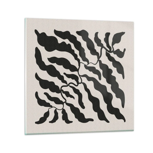 Glasbild - Bild auf glas - Natur des Quadrats - 30x30 cm