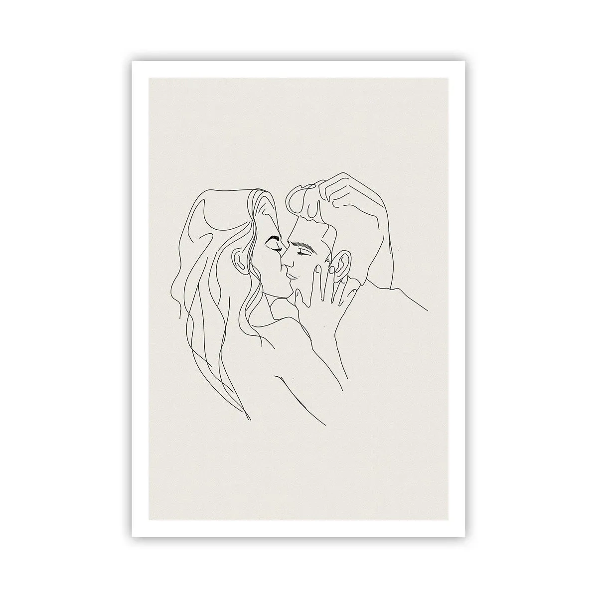Poster - Verstrickt im Gefühl - 70x100 cm