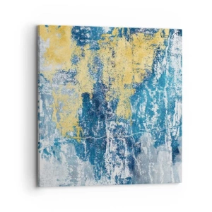 Bild auf Leinwand - Leinwandbild - Abstraktion voller Wetter - 70x70 cm