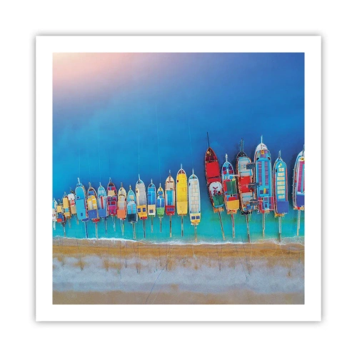 Poster - Aus der Vogelperspektive - 60x60 cm