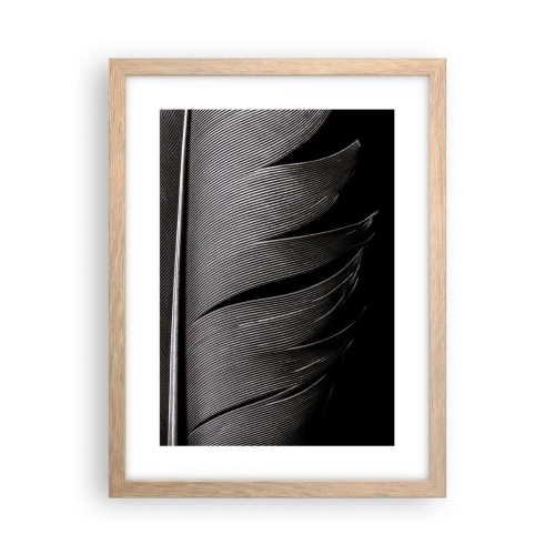 Poster in einem Rahmen aus heller Eiche - Stift – ein wunderbares Design - 30x40 cm