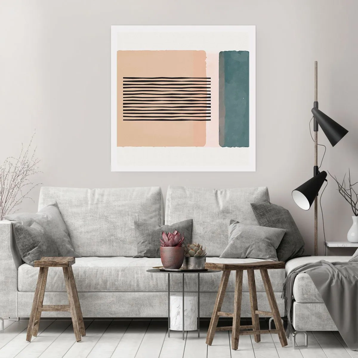 Poster - Alles ist in Ordnung - 30x30 cm