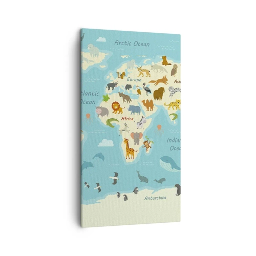 Bild auf Leinwand - Leinwandbild - Gute Nachbarn - 45x80 cm